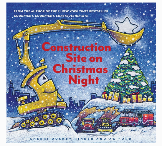 Construction Site On Christmas Night