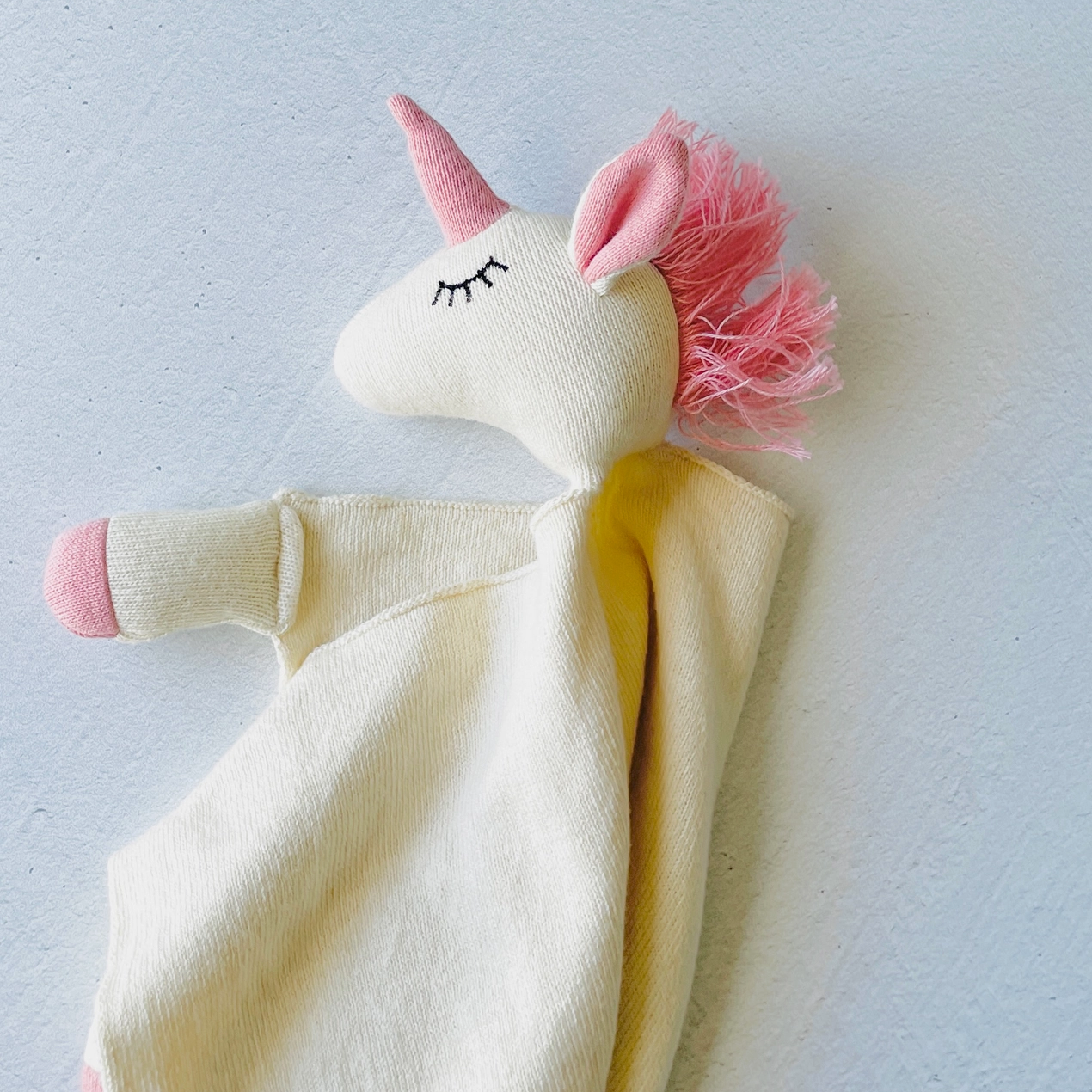 Unicorn - Organic Baby Lovey Security Blanket Cuddle Cloth