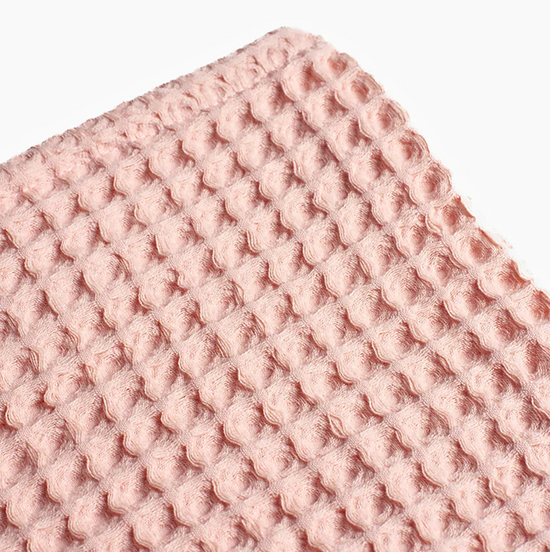 Organic Traditional Waffle Bib-Pink