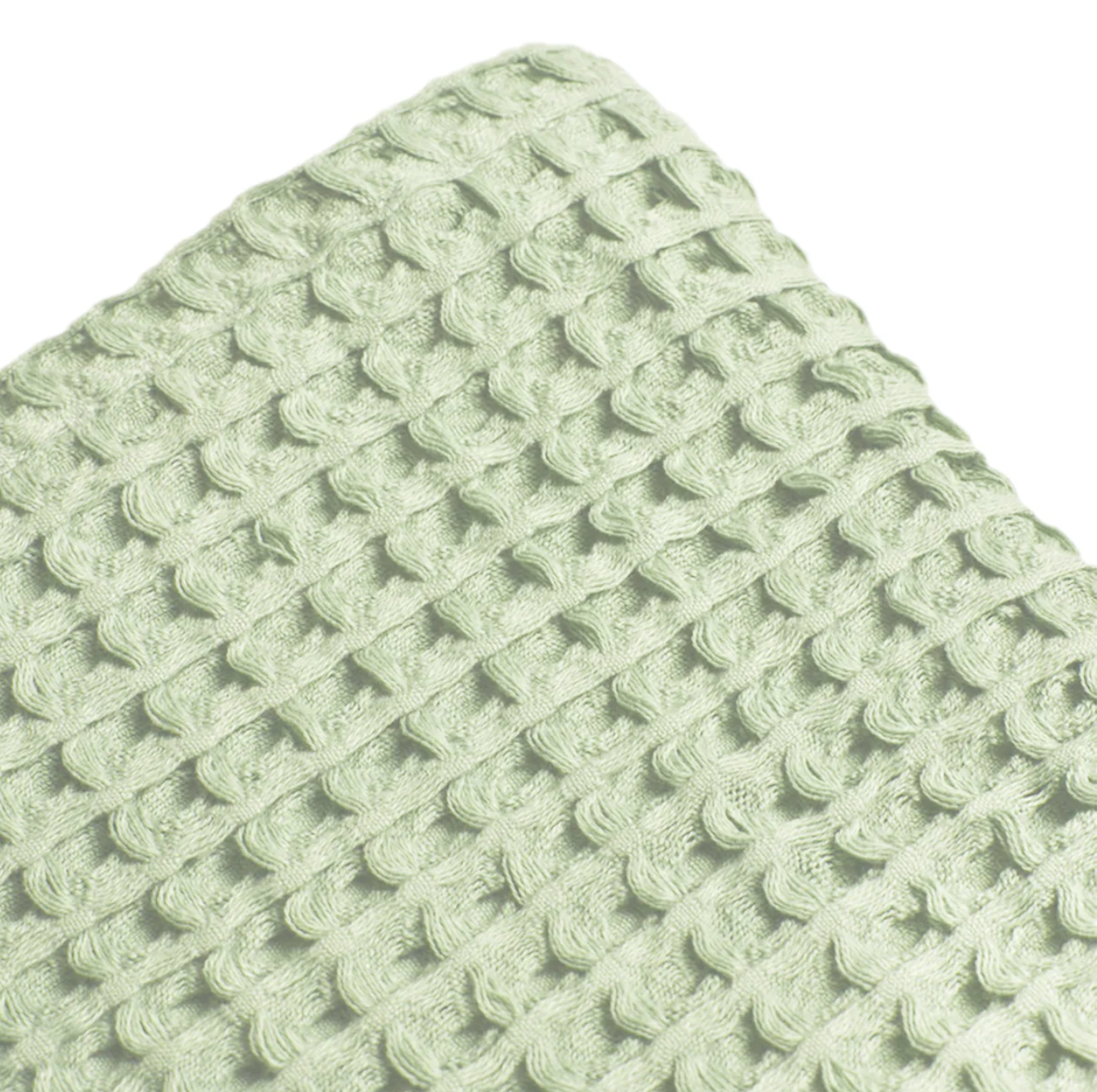 Organic Traditional Waffle Bib-Sage