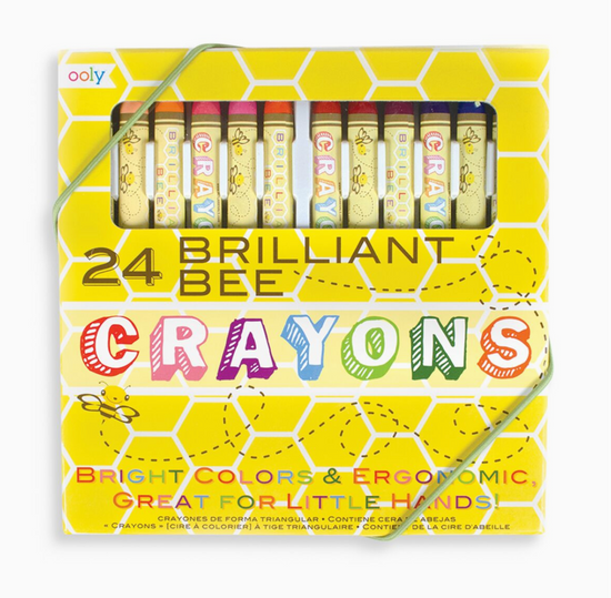 Brilliant Bee Crayons- Set of 24