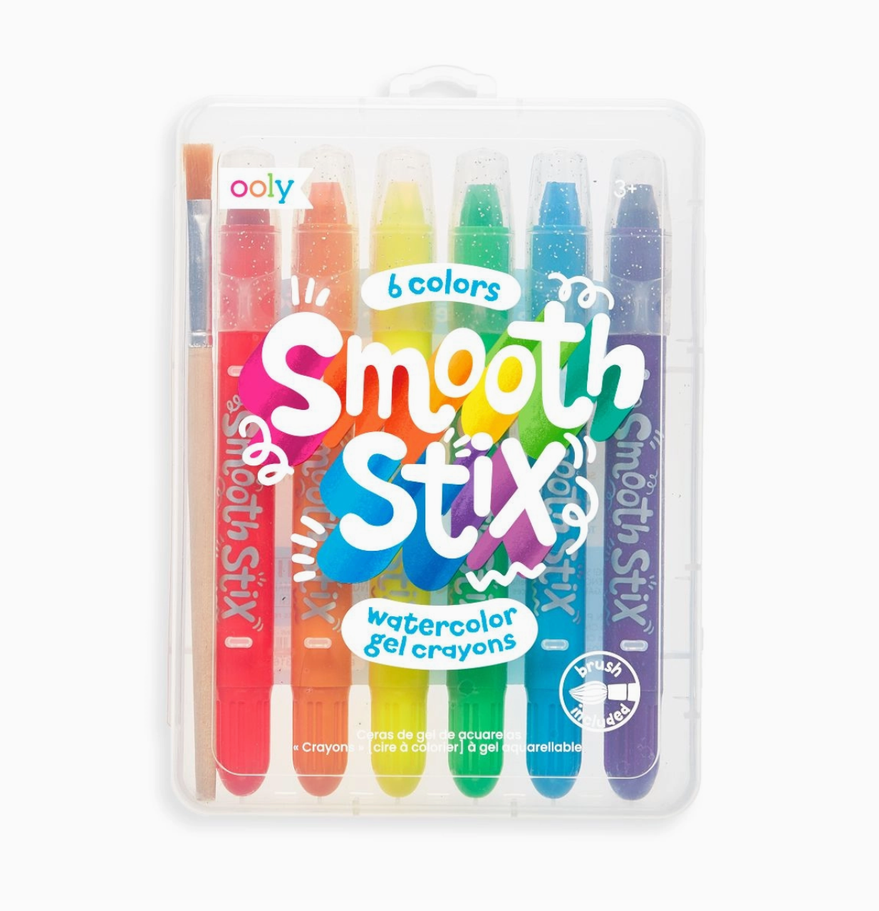 Smooth Stix Watercolor Gel Crayons - Set of 6 Colors