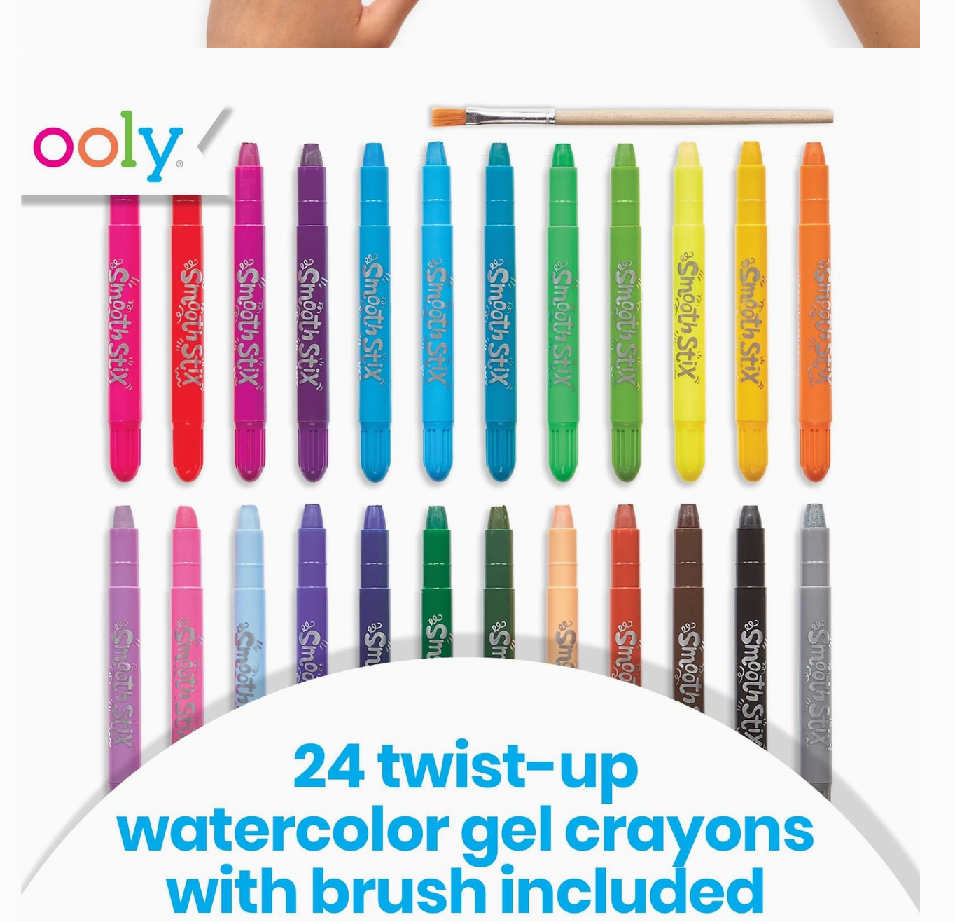 Smooth Stix Watercolor Gel Crayons - Set of 6 Colors