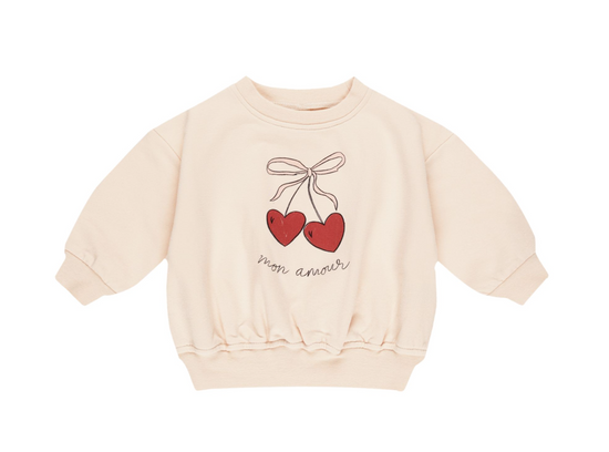 Relaxed Fleece Sweatshirt - Mon Amour