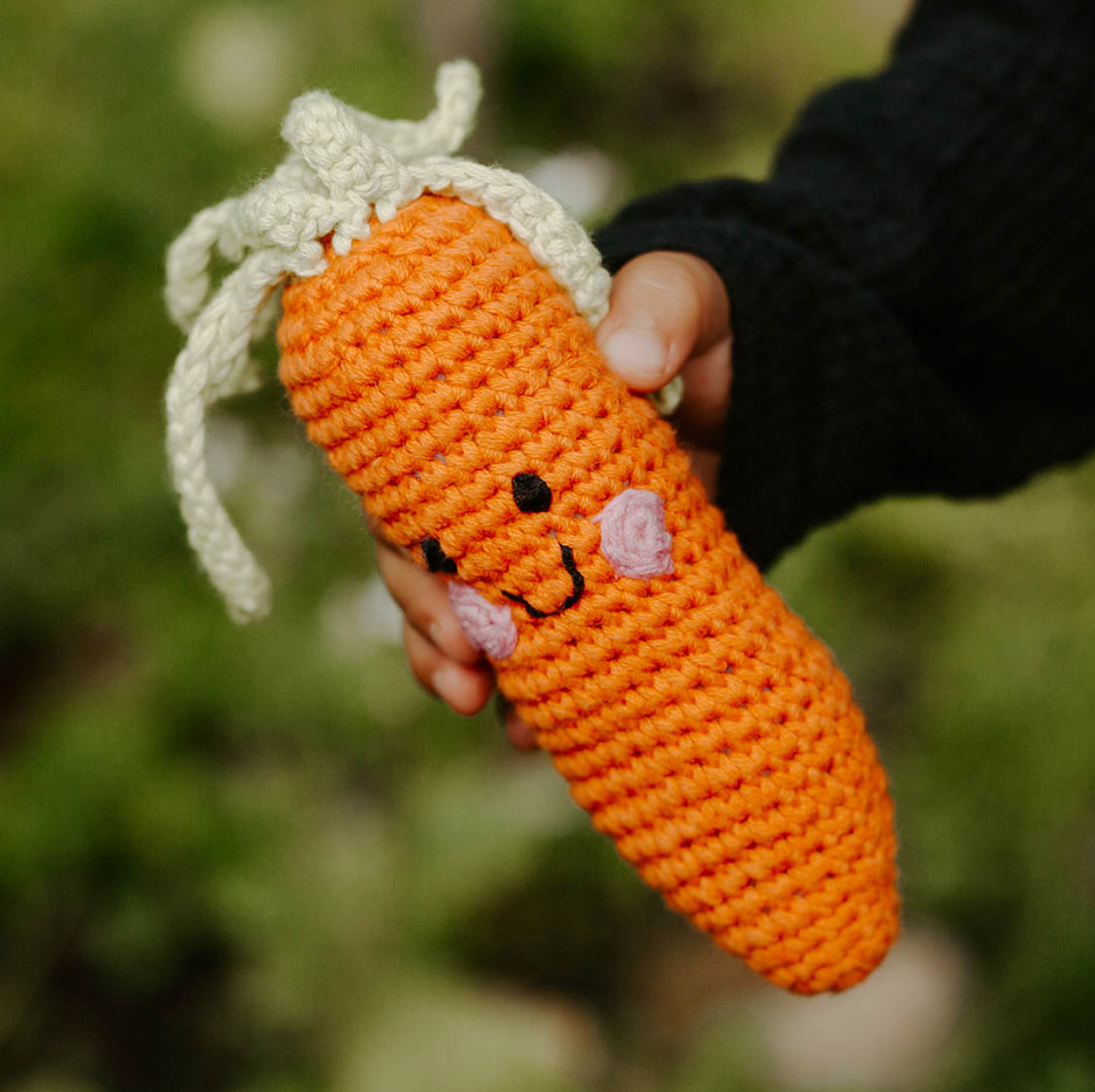 Pretend Play Food Rattle - Carrot