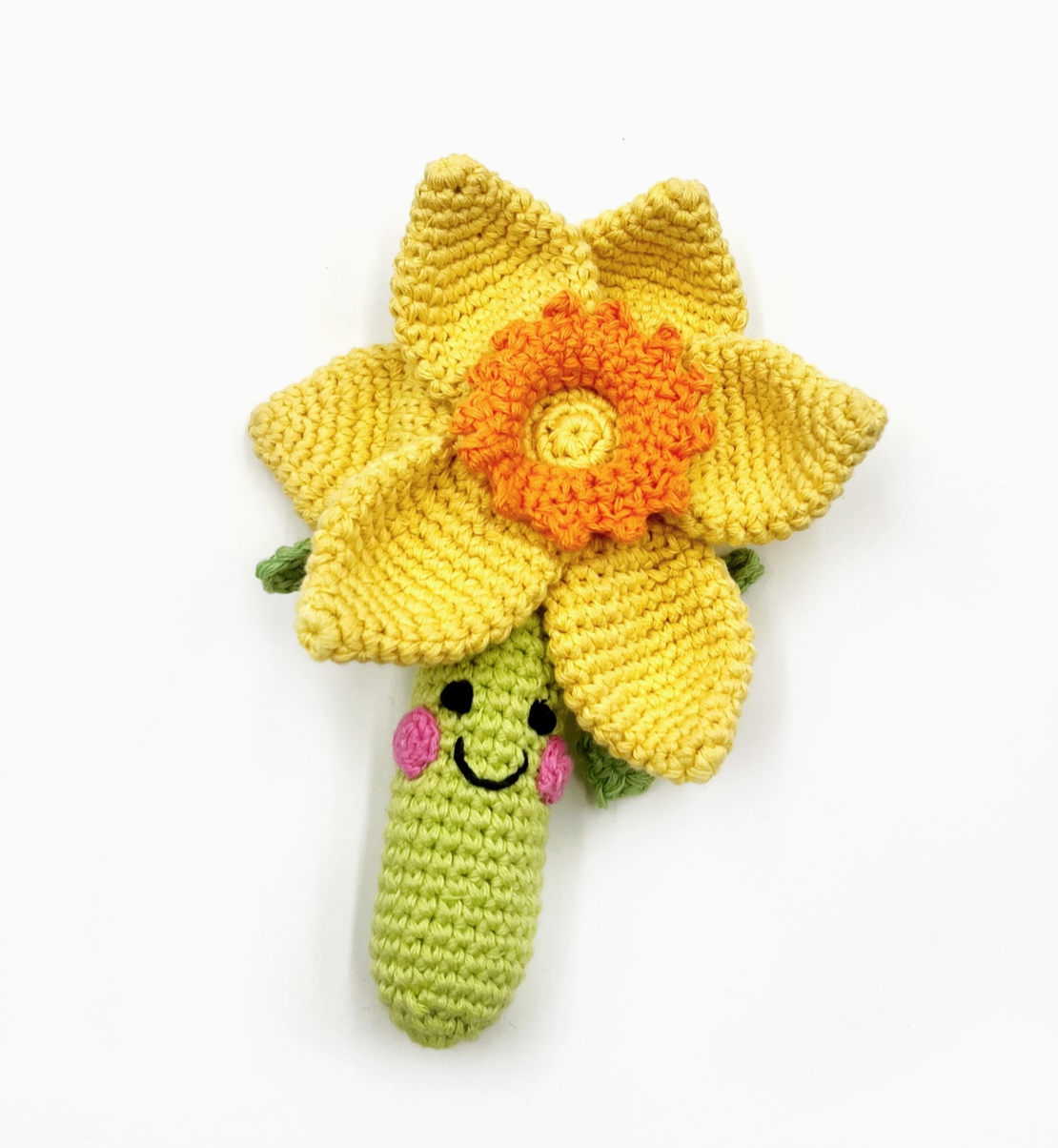 Spring Daffodil Flower Rattle