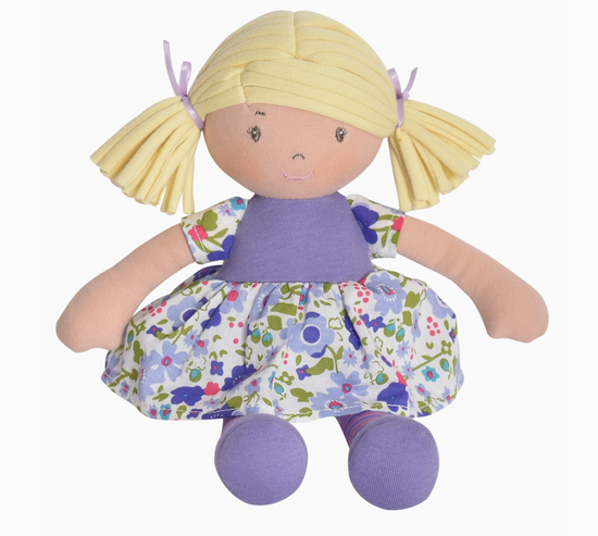 Lil'l Peggy Blonde Hair with Lilac & Pink Dress