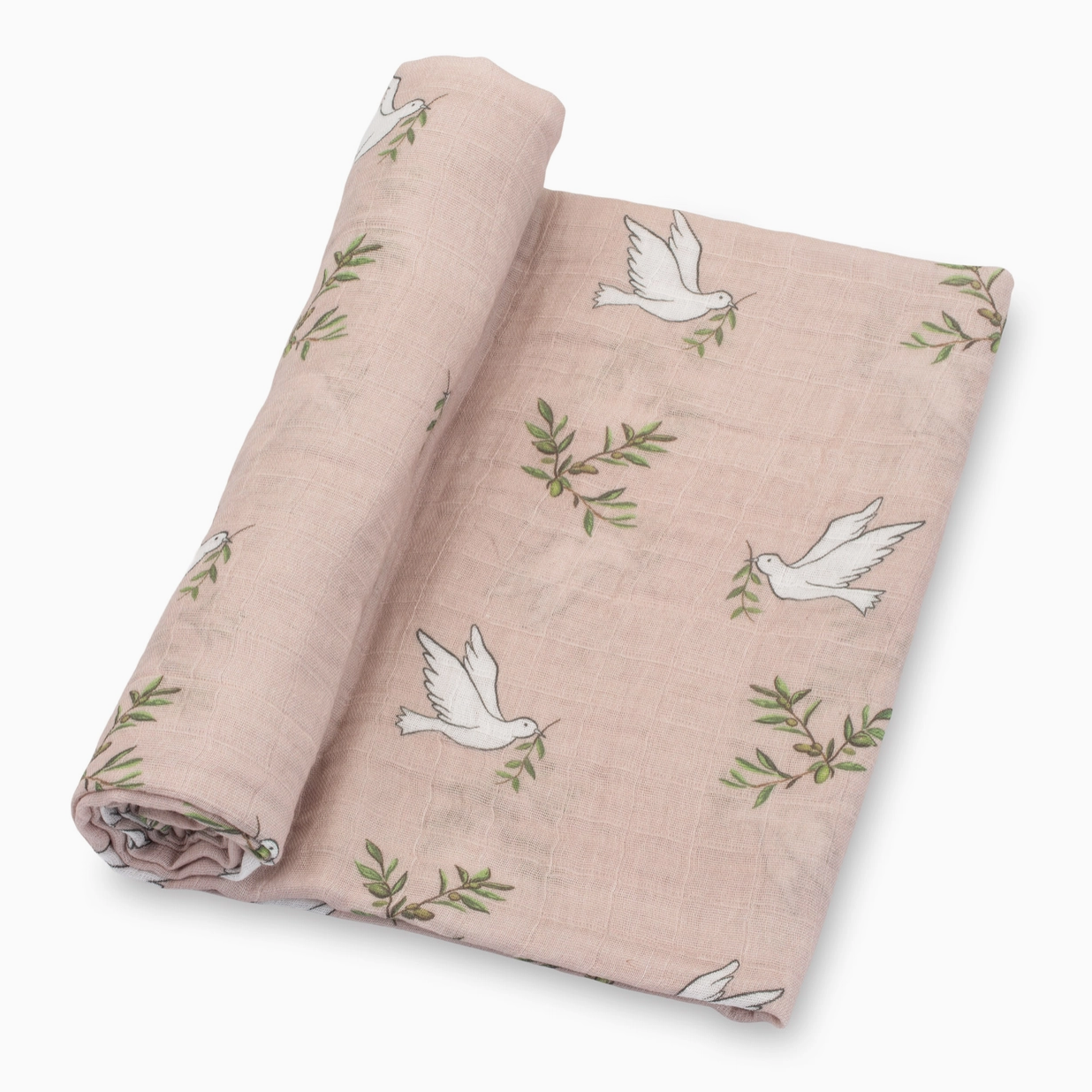 Dove Baby Swaddle Muslin Blanket