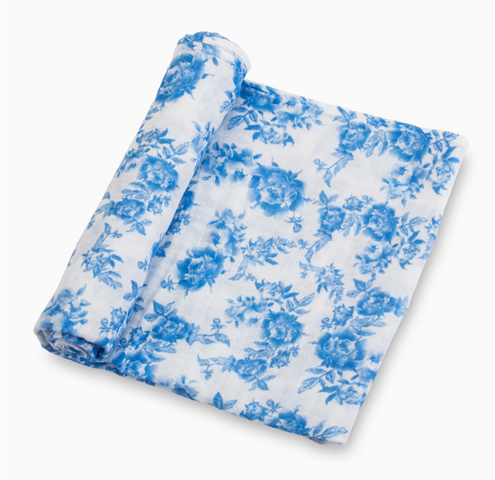 A Peony For Your Thoughts Baby Swaddle Blanket