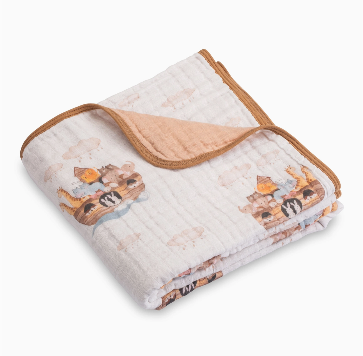 Noah's Ark Baby Toddler Muslin Quilt