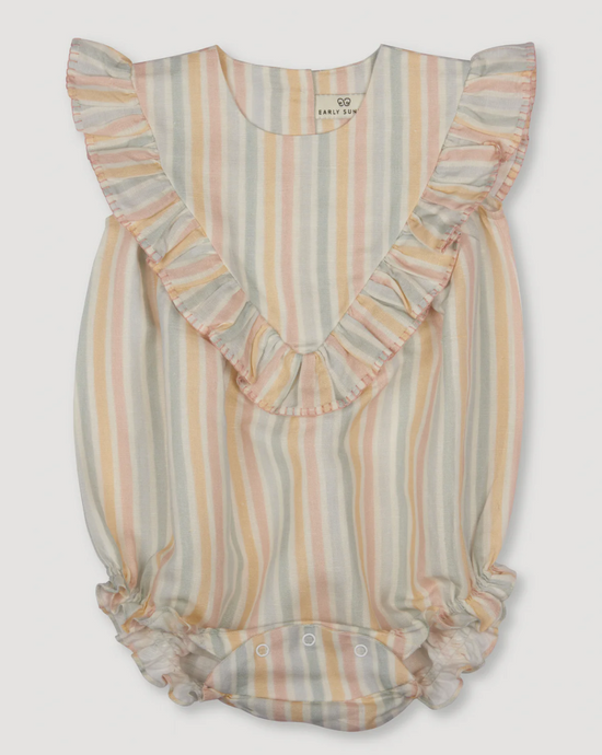 Lucy Romper - Summer Stripe