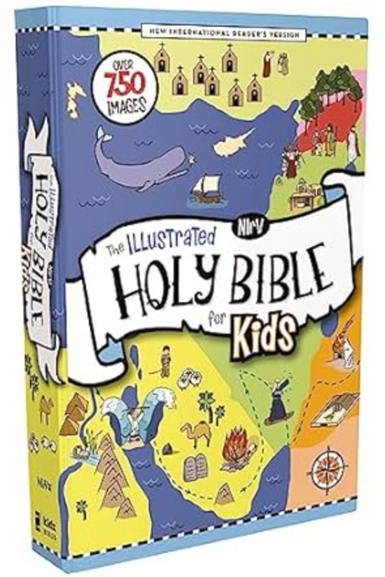 NIrV, The Illustrated Holy Bible for Kids, Hardcover