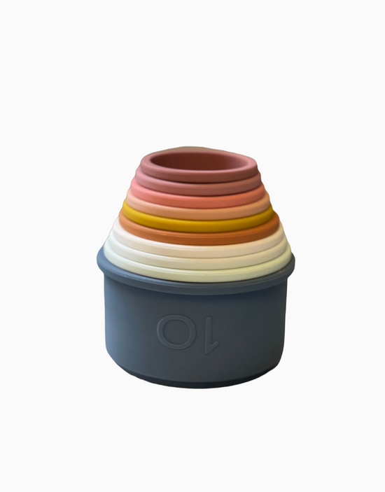 Numbers Cup Stacker - Navy