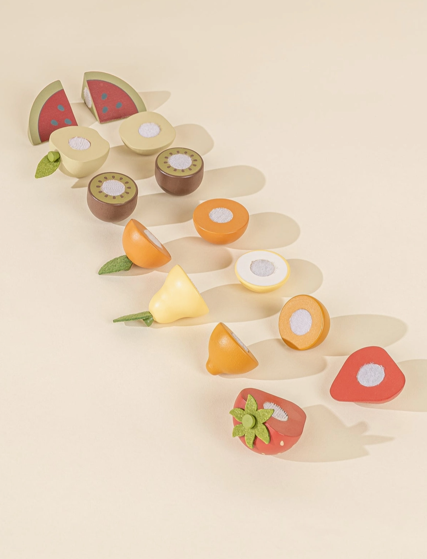 Wooden Fruits Playset