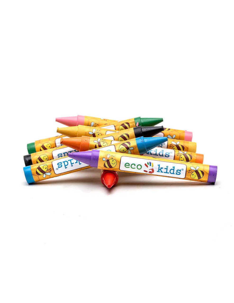 Non-Toxic Beeswax Crayons (Extra Large) - case: Without 12 jumbo pencil sharpeners / With display