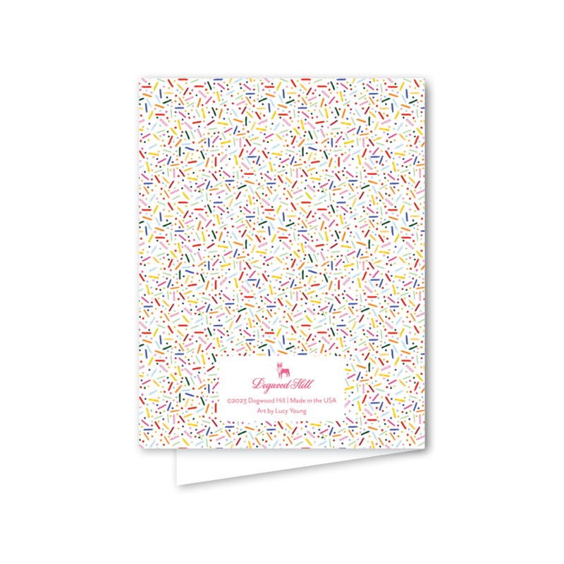 Funfetti Pink Cake: Single Card