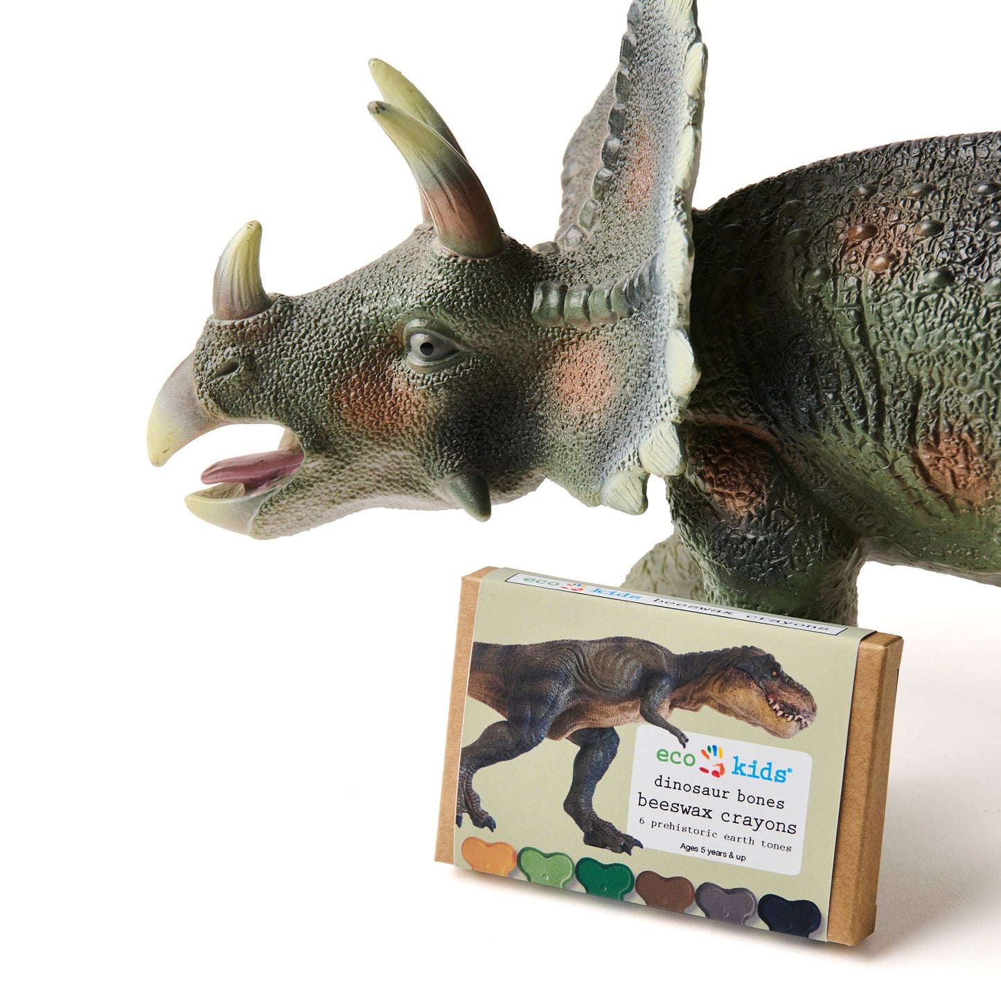 Non-Toxic Beeswax Crayons - Dinosaur Bone - case