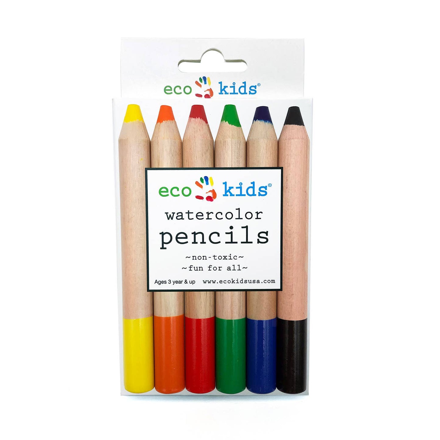 Watercolor Pencils - case: With 12 jumbo pencil sharpeners
