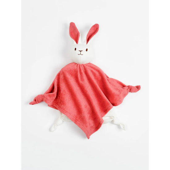 Bunny Blanket Lovey Friend - Coral