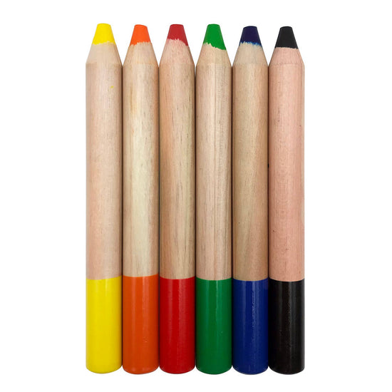 Watercolor Pencils - case: With 12 jumbo pencil sharpeners