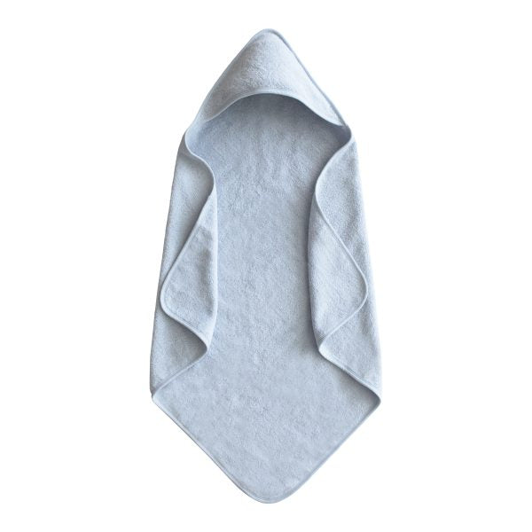 Organic Cotton Baby Hooded Towel (Baby Blue)