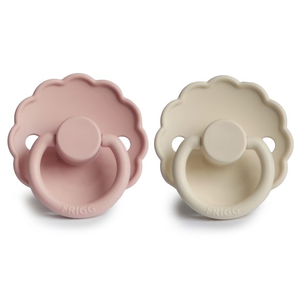 Load image into Gallery viewer, FRIGG Daisy Silicone Baby Pacifier (Blush/Cream) - 6-18 Months
