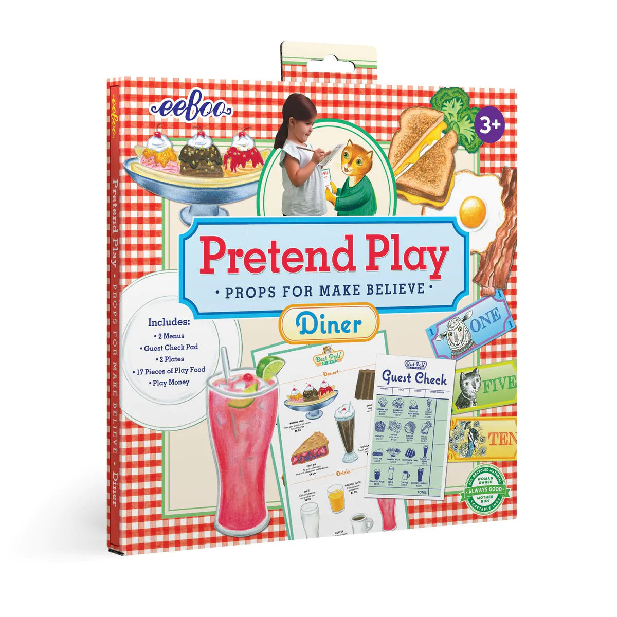 Load image into Gallery viewer, Best Pals&amp;#39; Diner Pretend Play Set
