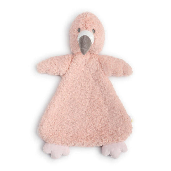 Load image into Gallery viewer, Finley Flamingo Rattle Blankie
