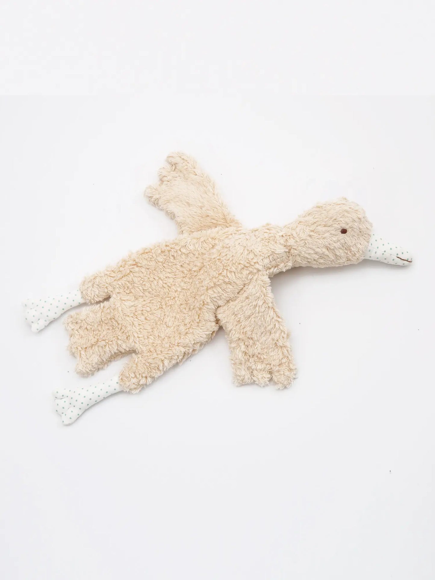 Load image into Gallery viewer, Organic Abigail Goose Lovey Sherpa Toy
