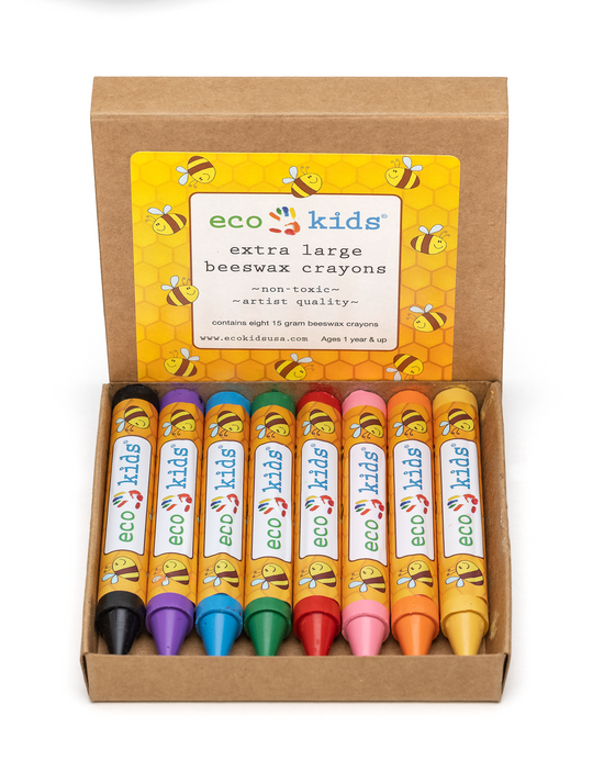 Extra Large Beeswax Crayons - Set of 12