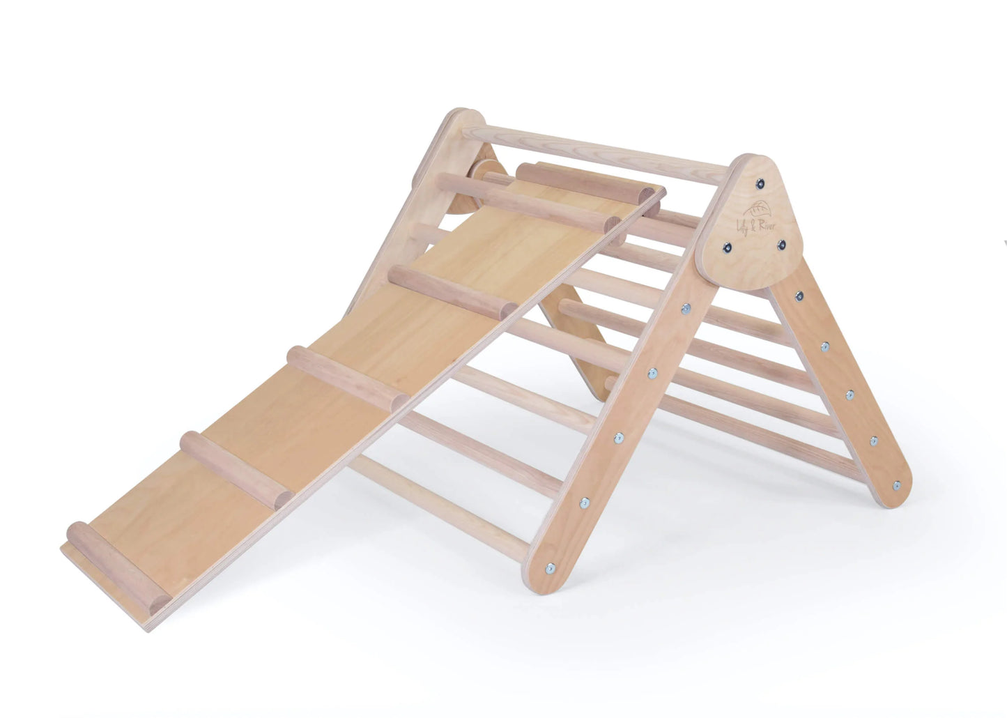Little Climber & Reversable Ladder - Natural Birch Wood - Made in USA