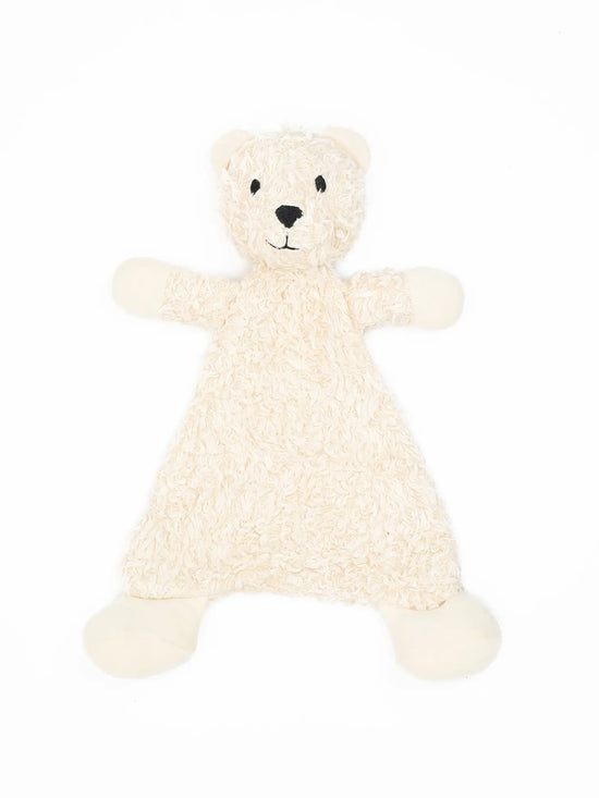 Load image into Gallery viewer, Organic Flat Faux Fur Benny Snuggle Bear Sherpa Toy
