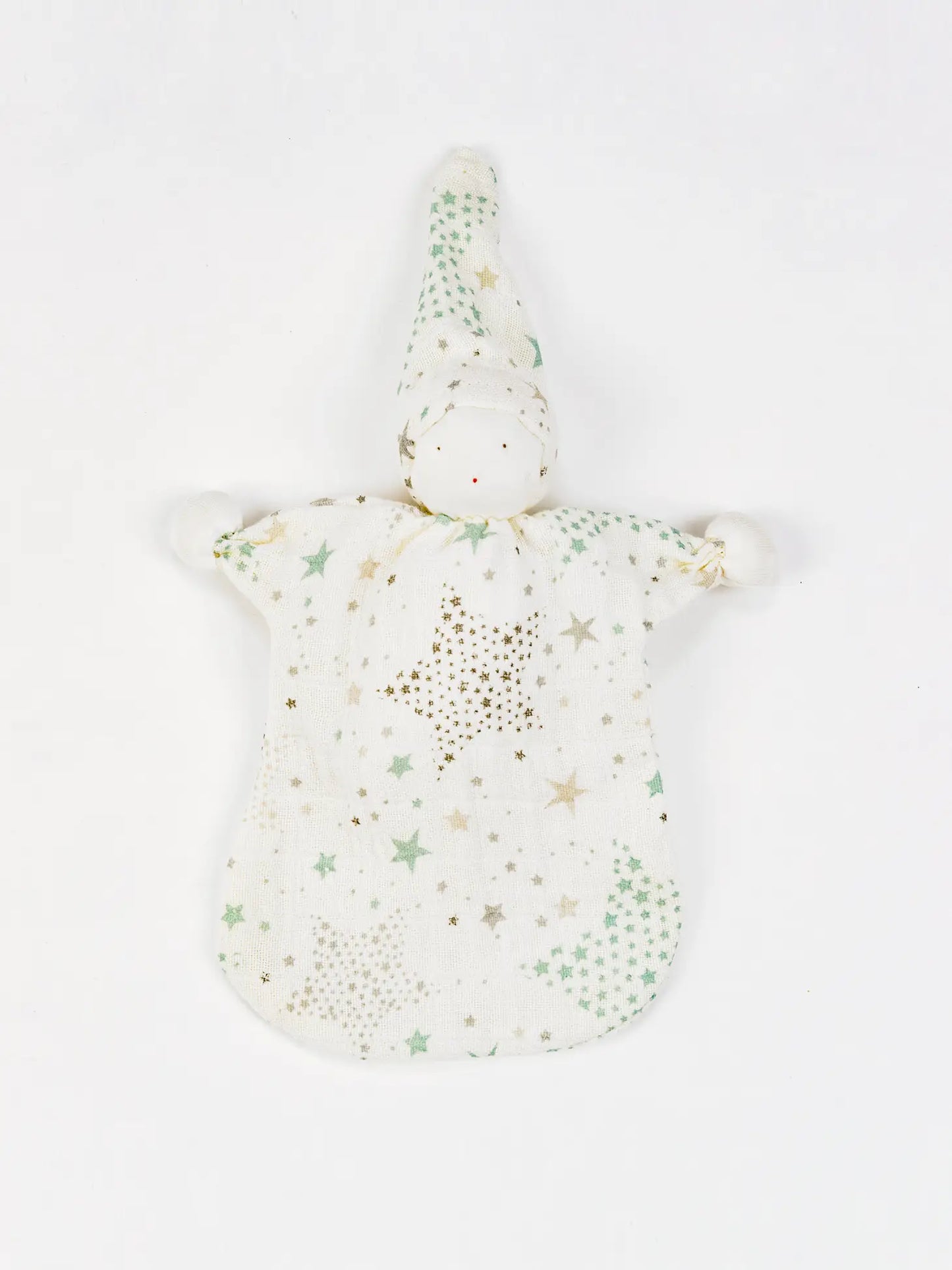 Load image into Gallery viewer, Organic Muslin Sleeping Doll - Twinkle Stars
